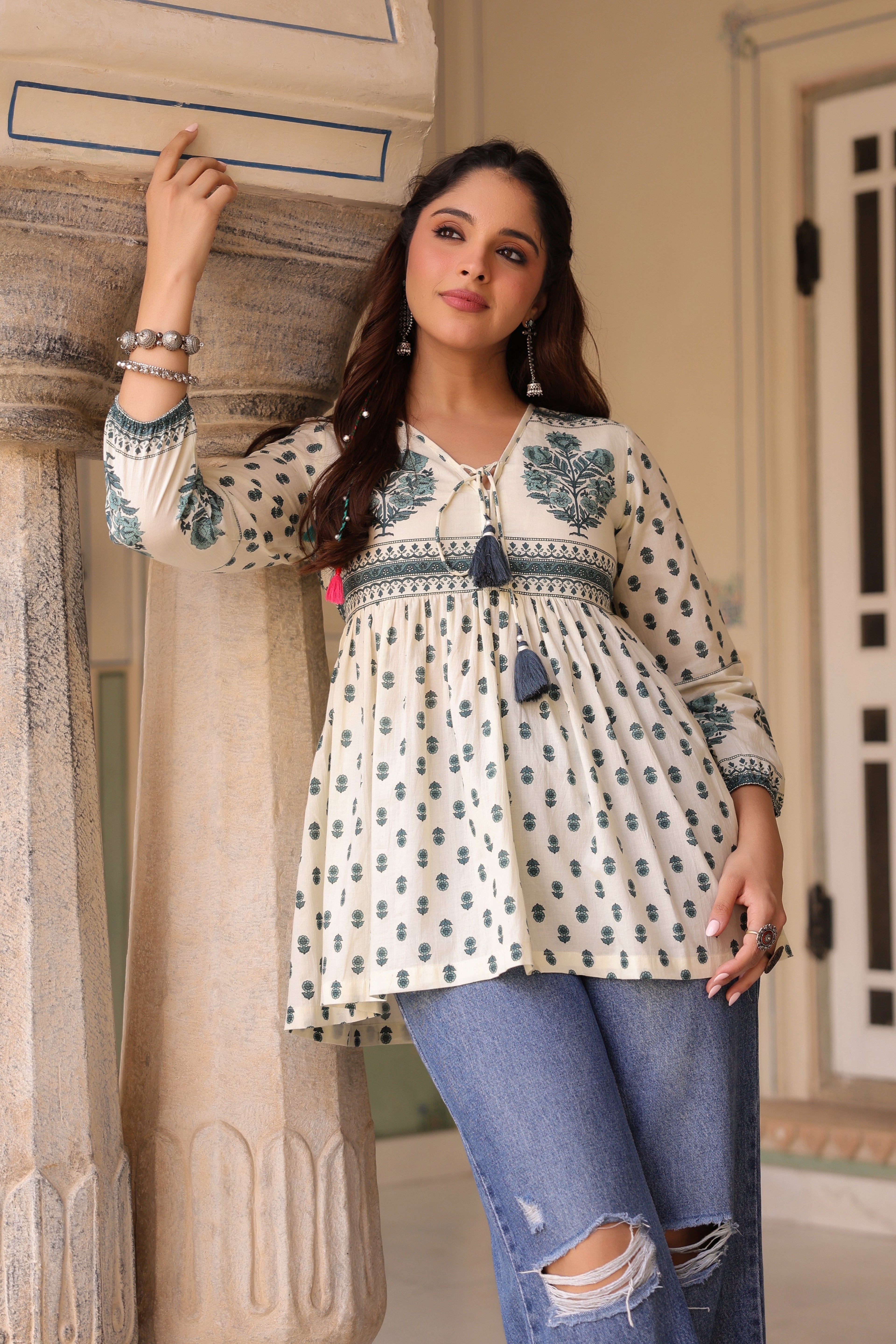 Print Cotton Top