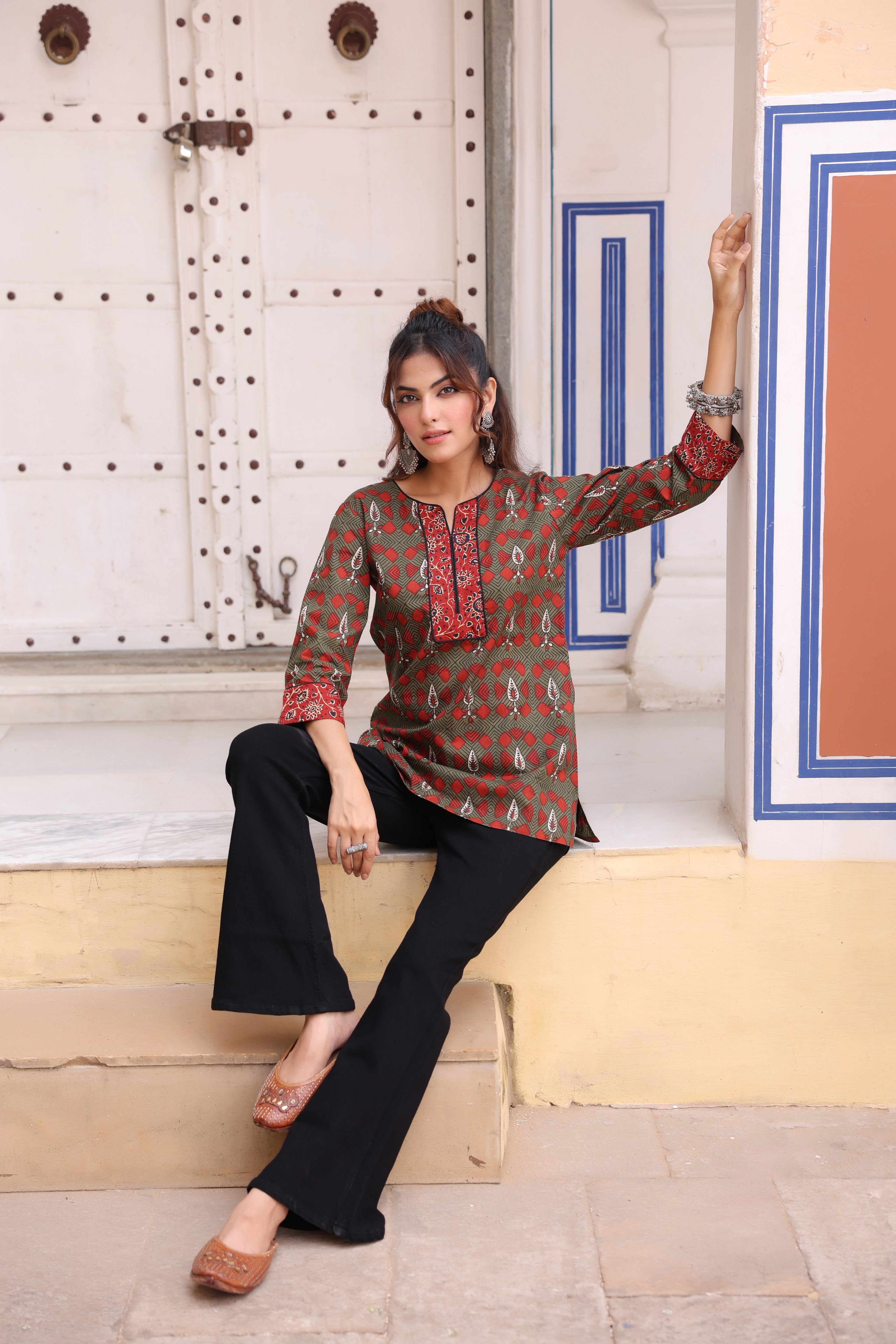 Print Cotton Top
