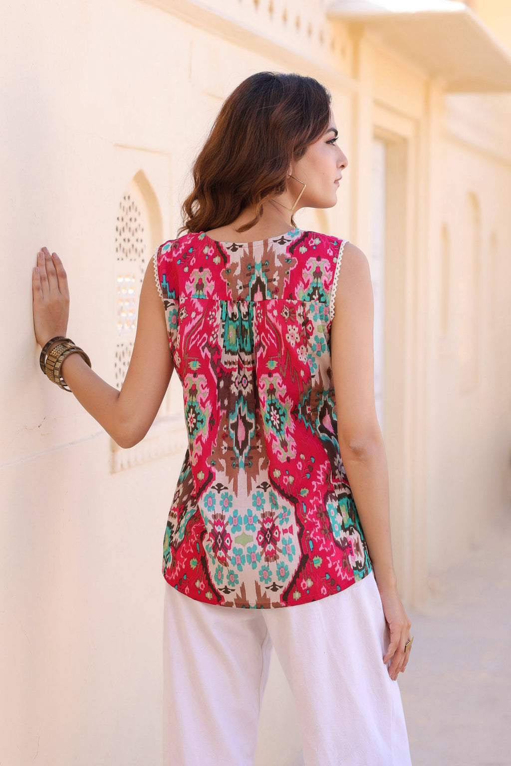 Ethnic Motif Printed Top