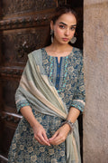 Women Floral Printed Regular Pure Cotton Kurta with Trousers & With Dupatta