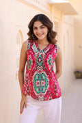 Ethnic Motif Printed Top