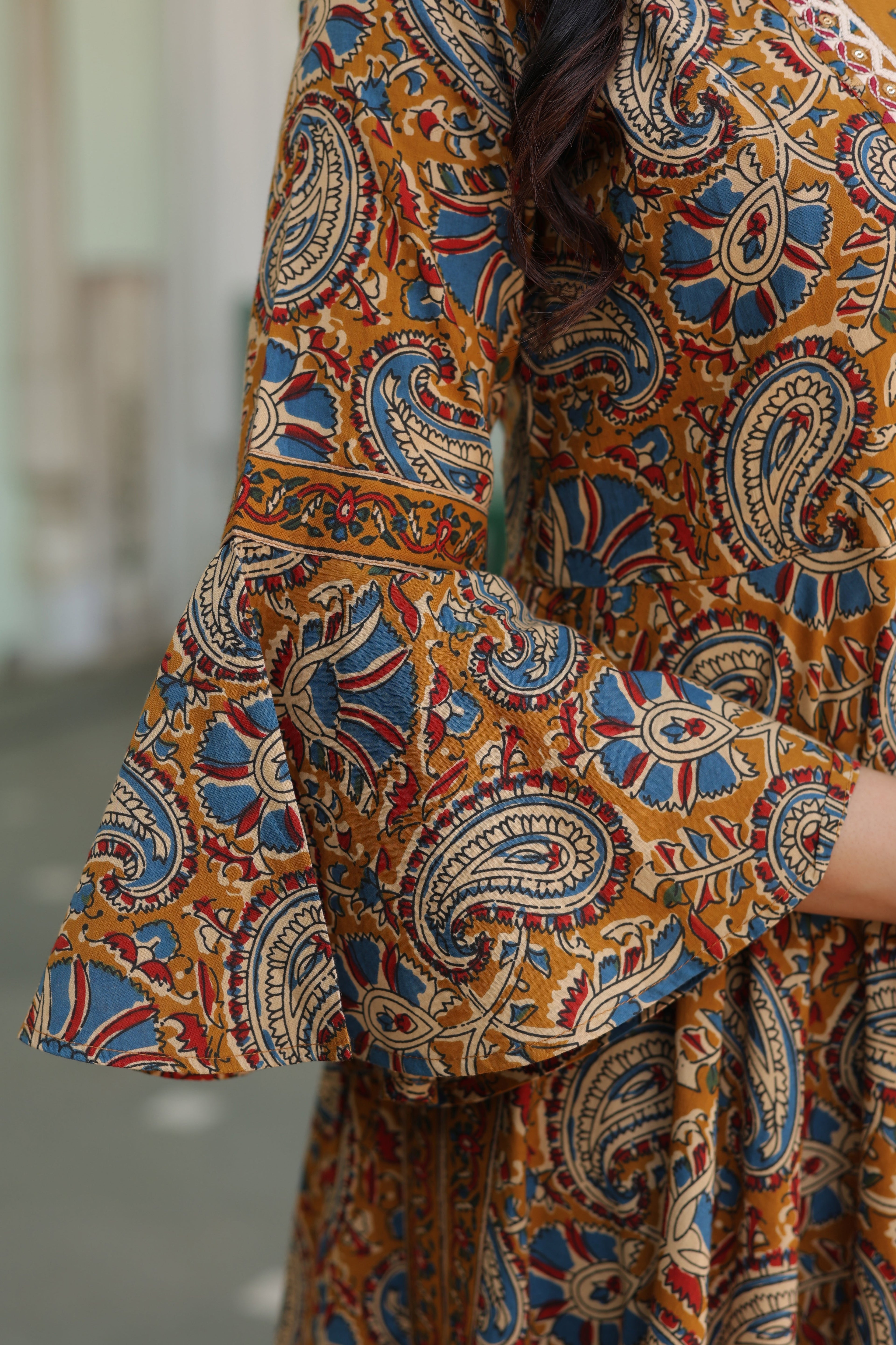 Women Ethnic Motifs Printed Pure Cotton Kurta With Trousers & Dupatta