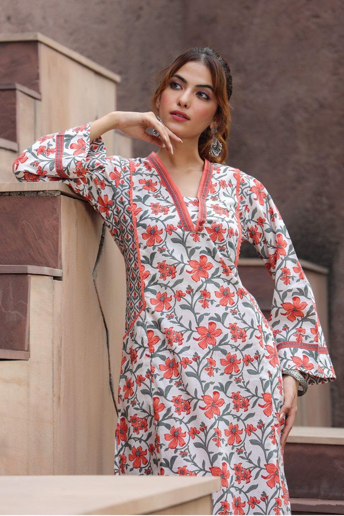 Women Floral Printed Kurta