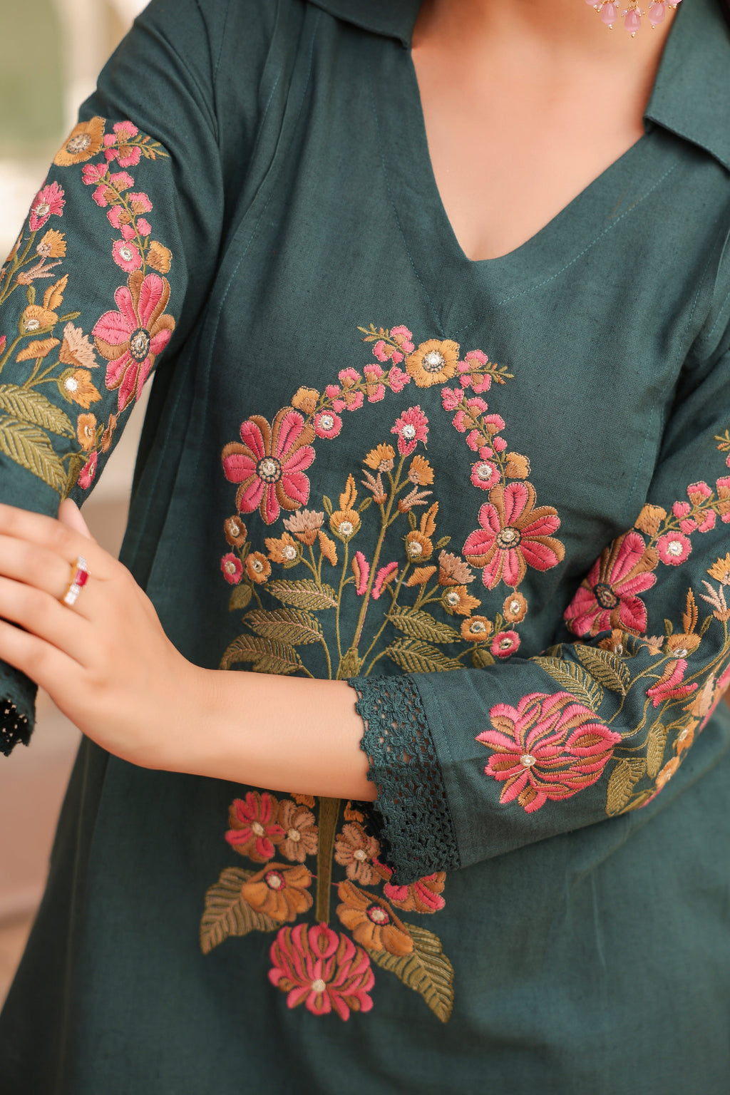 Women's Printed Tunic and Trouser Co-Ord Set